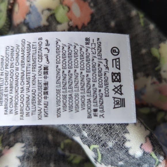 Boden Crew Neck Fit-and-Flare Dress Black, Wild Cluster - Picture 13 of 16